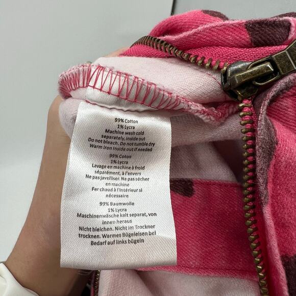 Rachel Antonoff Sal Jumpsuit moo pink cow print one piece novelty print size 2 - Picture 10 of 11